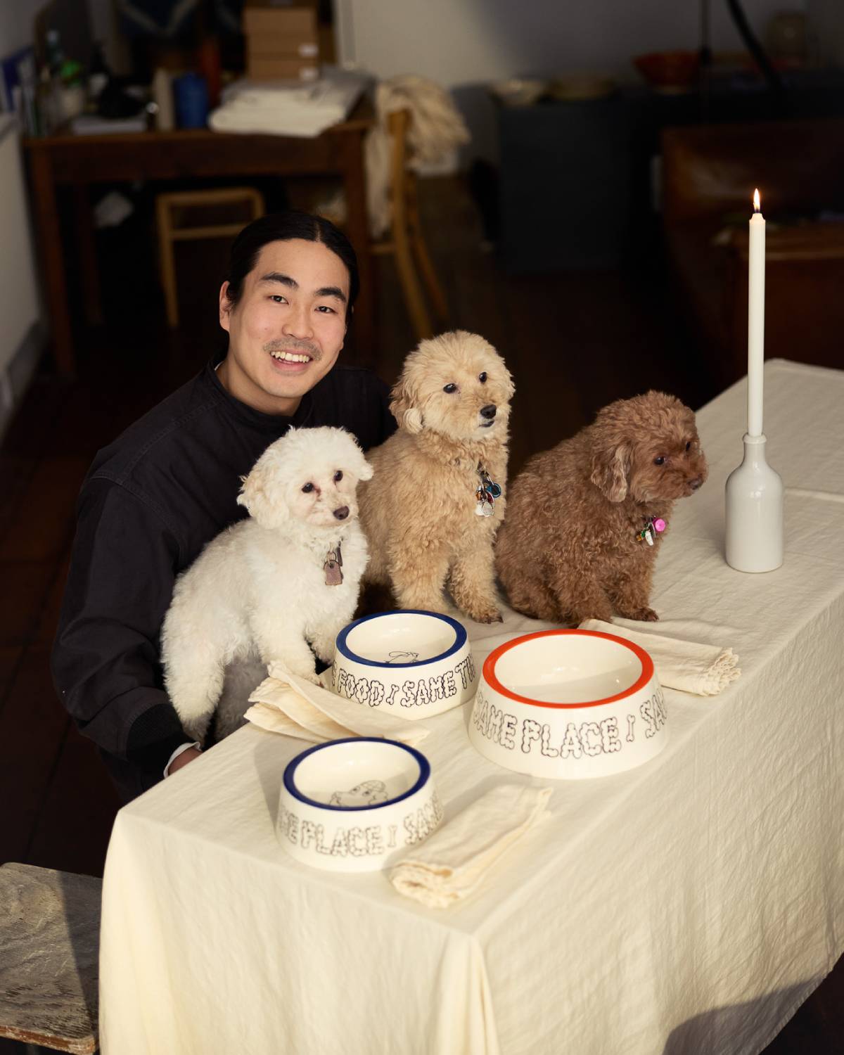 SET DE GAMELLES POUR CHIENS - PETIT ET GRAND | Jimu Kobayashi